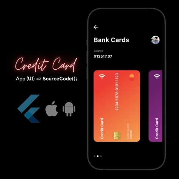 bank credit card app ui animation with flutter for IOS & Android - Image 2